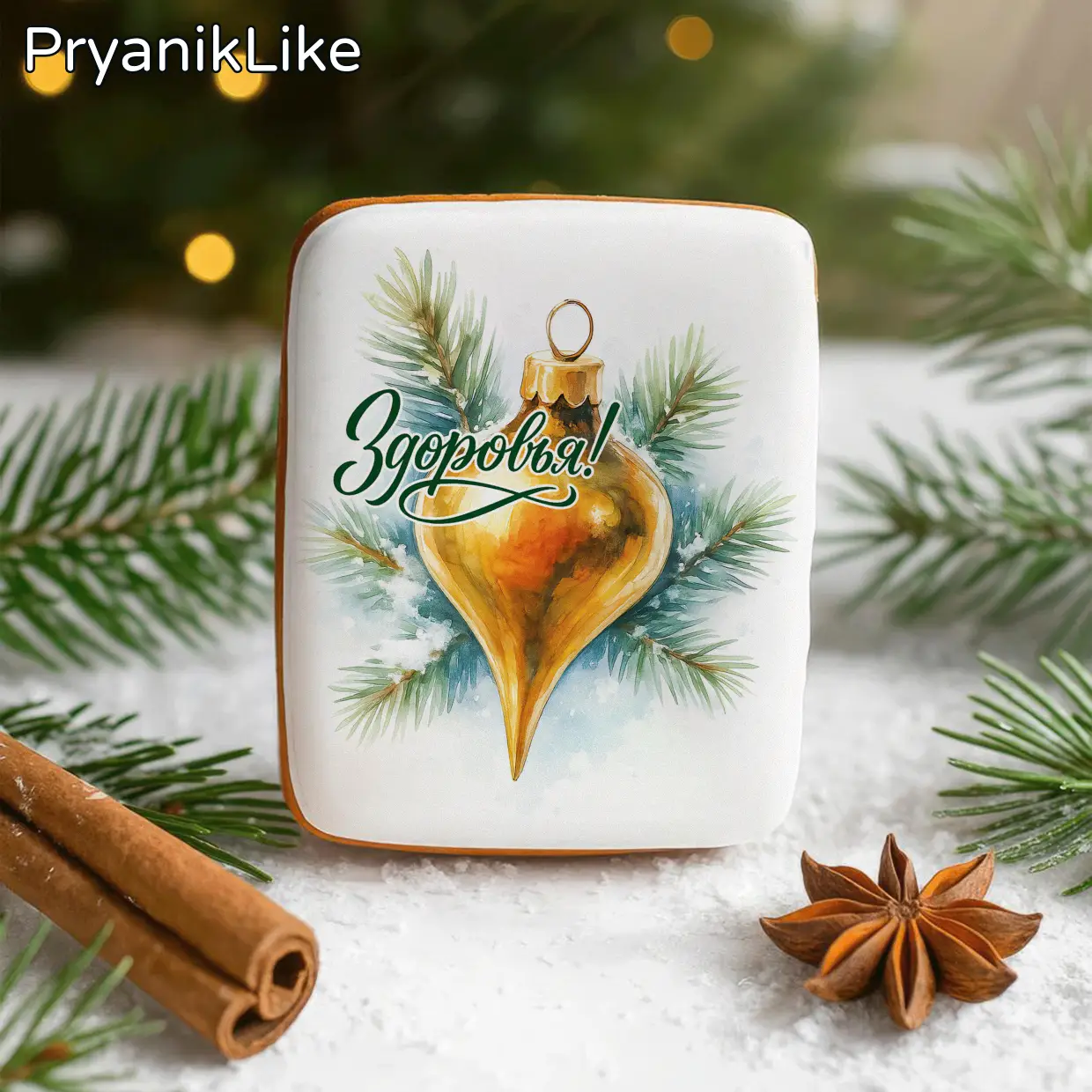 Атмосферные ёлочные игрушки